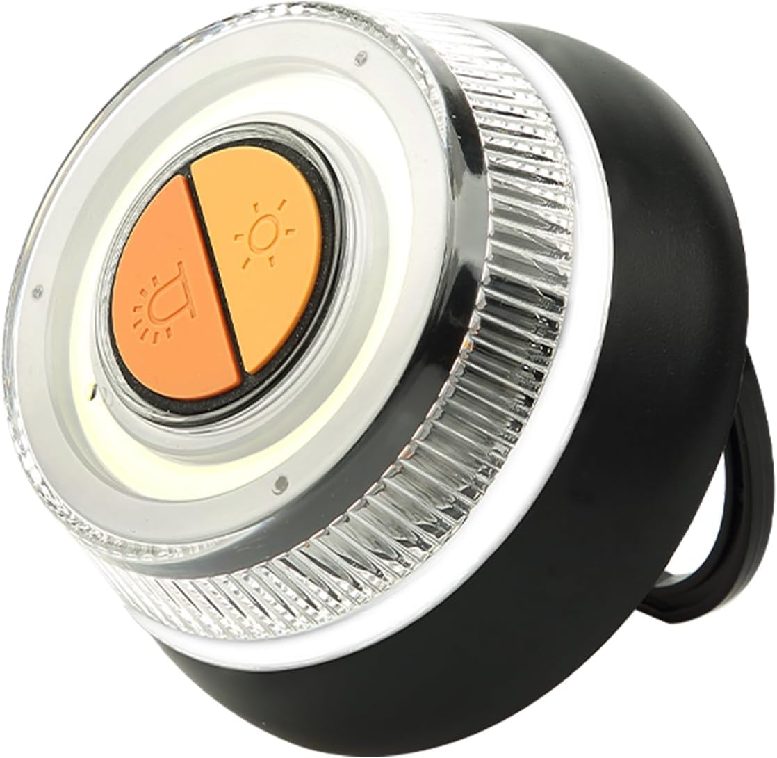 HUAREW Éclairage de Secours Voyant d'avertissement Voiture Signalisation Lumineuse Route, LED Lampe d'Avertissement Clignotant Gyrophare Balise avec Base magnétique et crochets