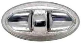 Repiauto - Feu clignotant, répétiteur latéral cristal compatible avec Citroen C3 1 2002-2009