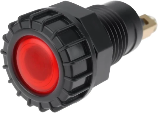 ECSiNG Témoin Lumineux de Charge 12 V pour Tableau de Bord Trou de Montage 17 Mm 20179 Compatible avec Massey Ferguson TE20 Les Tracteurs