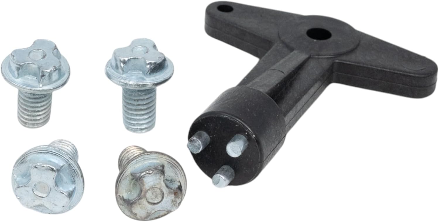 Clé de jantes enjoliveur avec 4 écrous courts anti-vol - Installation facile & qualité OEM - Compatible avec Renault et Opel - FINAO AUTOPARTS