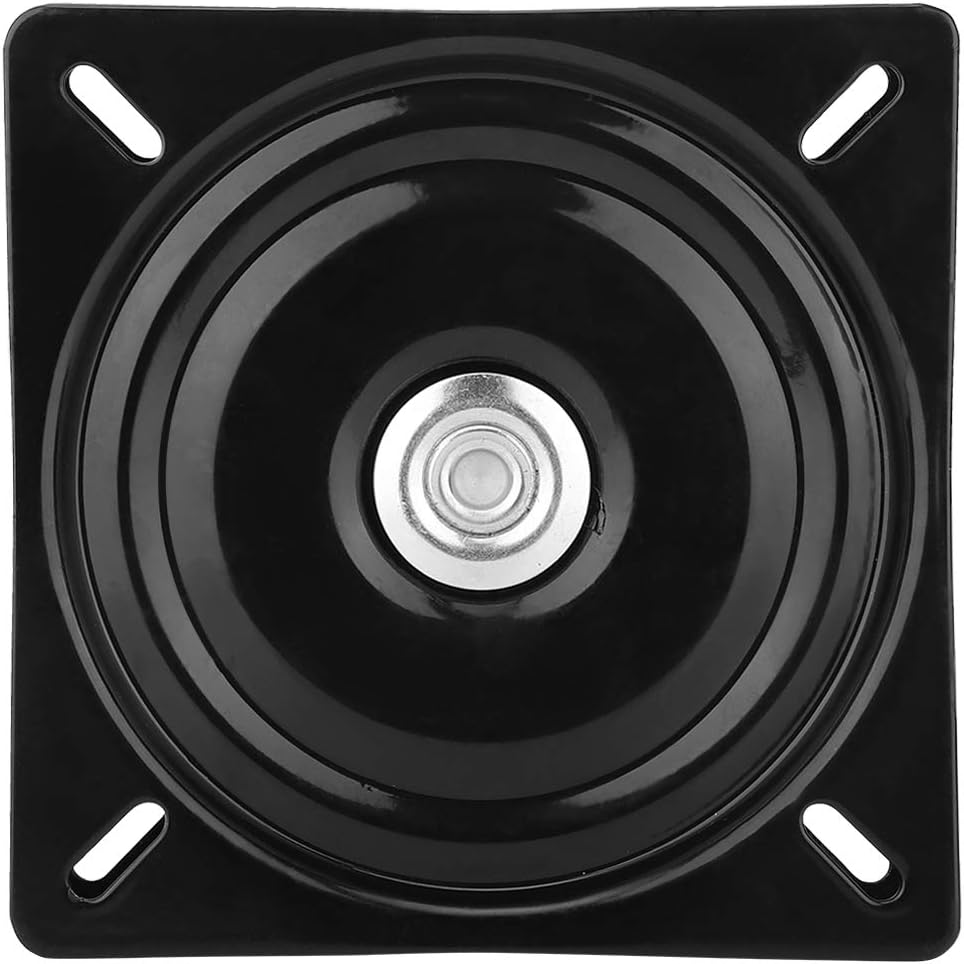 Platine Pivotante, 6inch Plateau tournant Universel à 360°, Plaque Pivotante à Roulement à Billes, Carré Platine Roulement Pivotante, Plaque Tournant, pour Tabouret de Bar, Chaise, siège Pilote