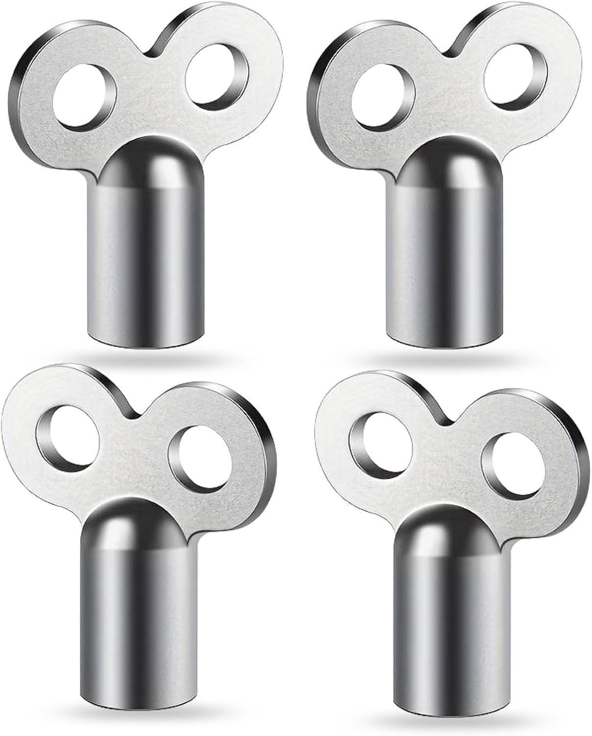 4 clés de purge de radiateur : clé universelle, robuste et stable pour purger tous les types de chauffage 4 x