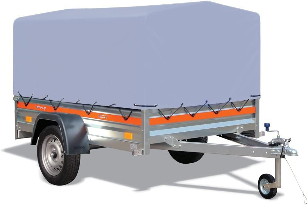 Tema Remorque bâchée basculante 125 X 205 X H110 Gris