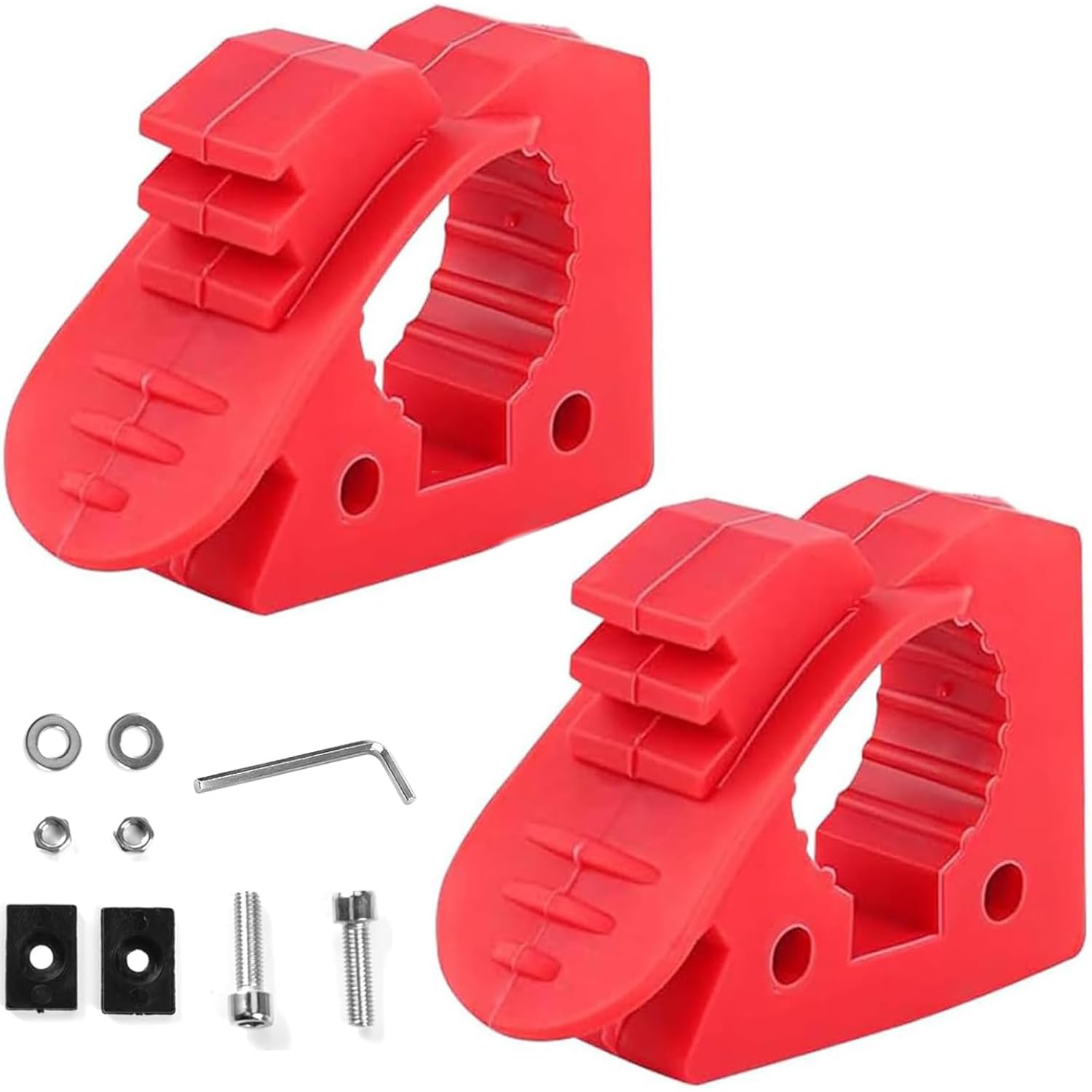 Greluma 2 Pcs Supports de pelle, support de fixation rapide en caoutchouc pour pelle et hache pour outils de 3 à 4 cm de diamètre pour camion, remorque, véhicule tout-terrain, UTV