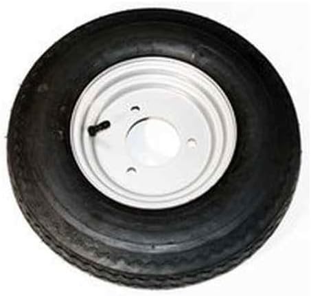 Roue complète 8" 350 x 8-3 Trous 95 mm - Compatible remorques