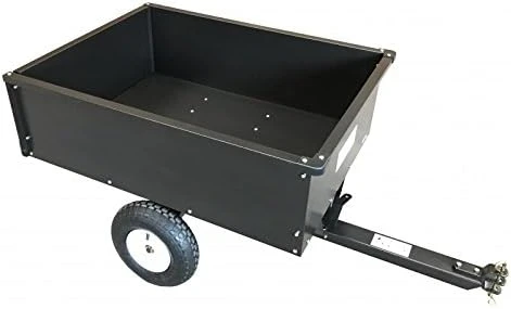 Turfmaster DC-180 - Remorque Basculante en Acier avec hayon Amovible - 180 KG / 210 litres