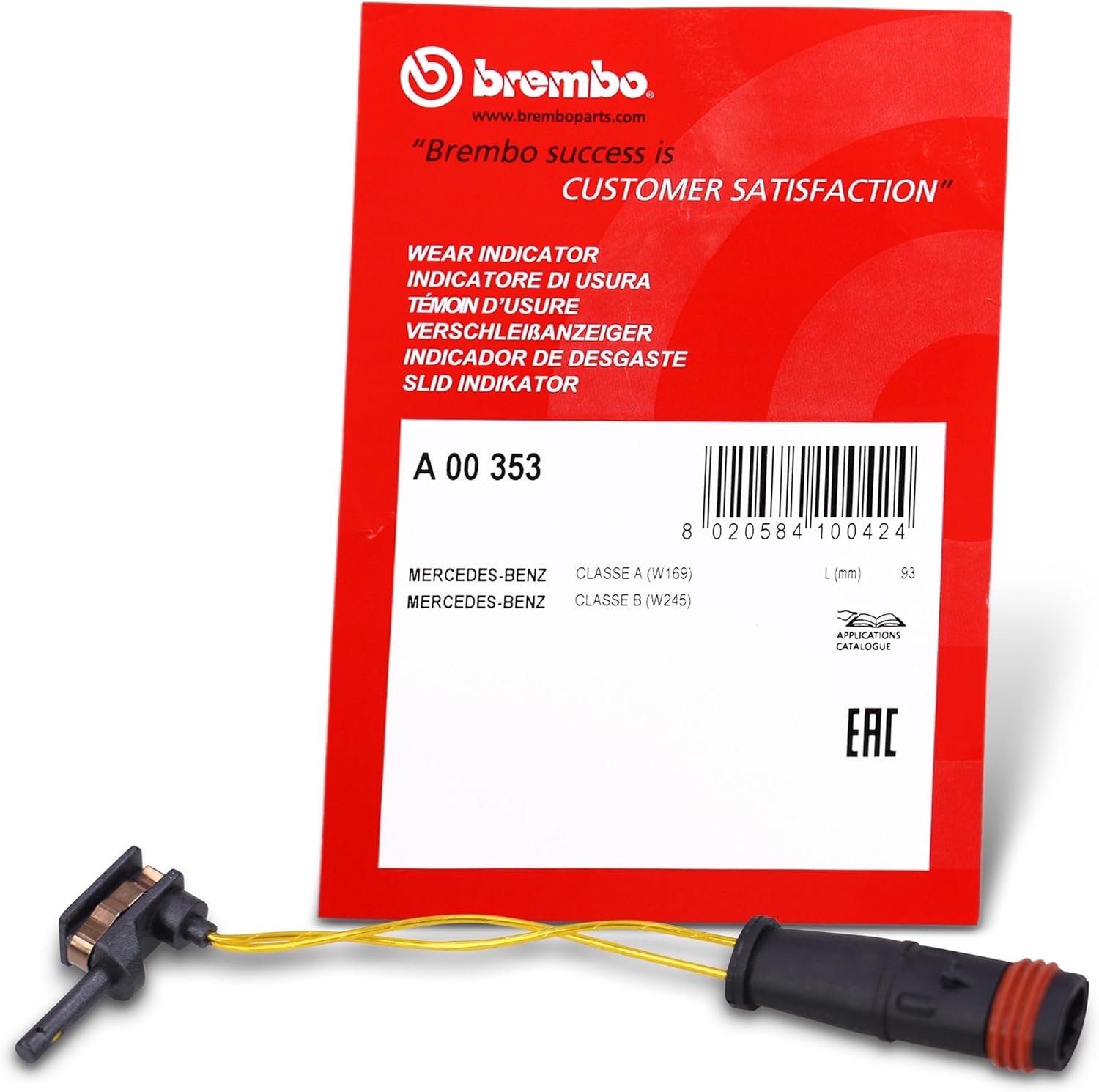 Brembo A00353 - Témoin d'usure