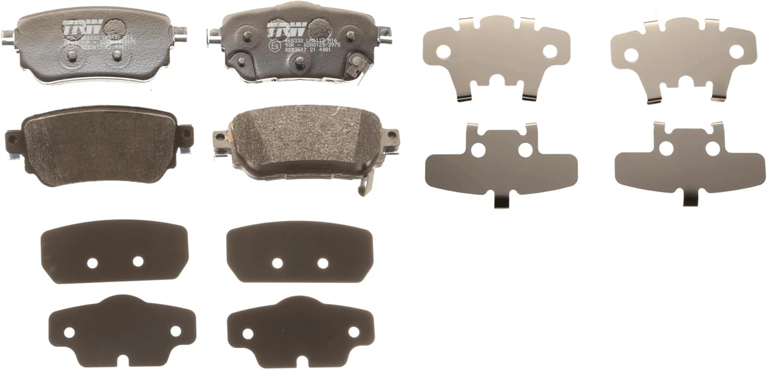 GDB3617 Kit De Plaquettes De Frein Frein à Disque pour Renault Kadjar (HA , HL ) 2015 - Essieu Arrière et autres véhicules