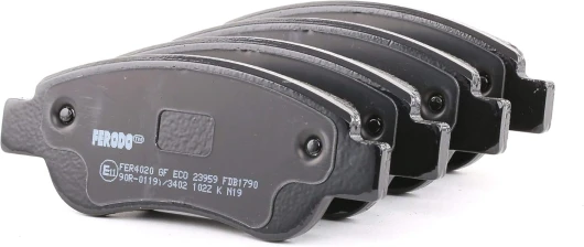 FERODO Plaquettes de freins Avant non préparé pour l'indicateur d'usure avec accessoires FDB1790
