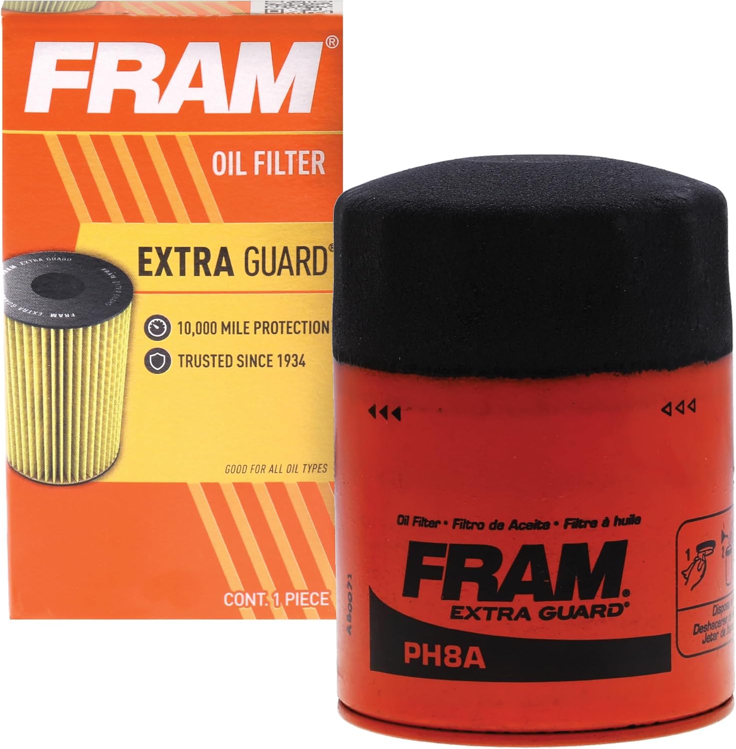 Fram GroupPH8AOil Filter-ALL-PURPOSE OIL FILTER Protection supplémentaire