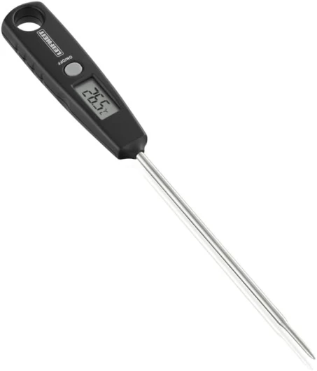 Thermomètre de Cuisine Universel Digital, sonde Alimentaire jusqu'à 0,1dégré C de précision, thermomètre Digital Compact, ustensiles de Cuisine