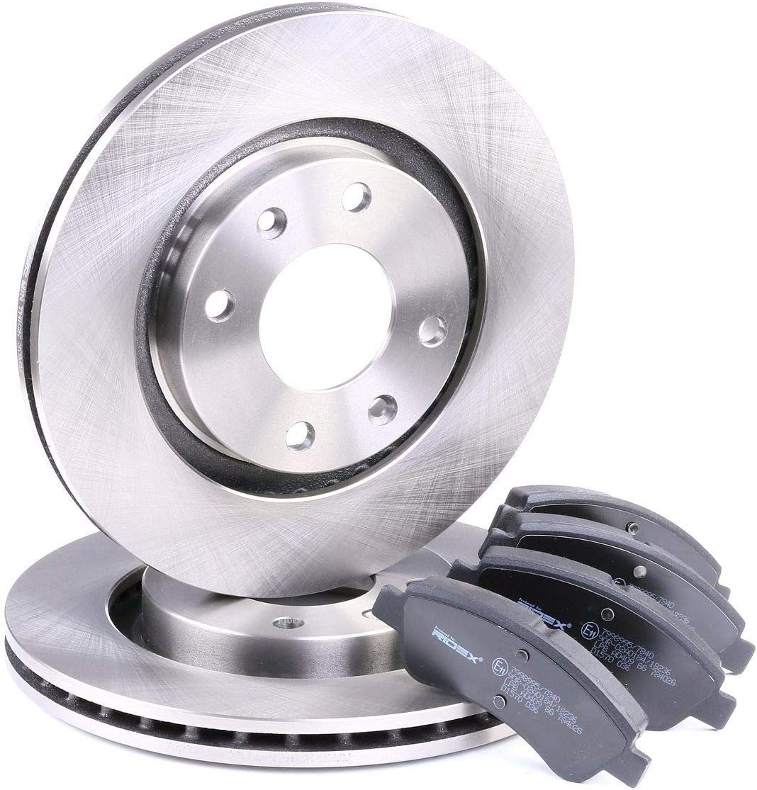 Disques et plaquettes de freins 3405B0014 Essieu avant sans vis/boulons ventilé