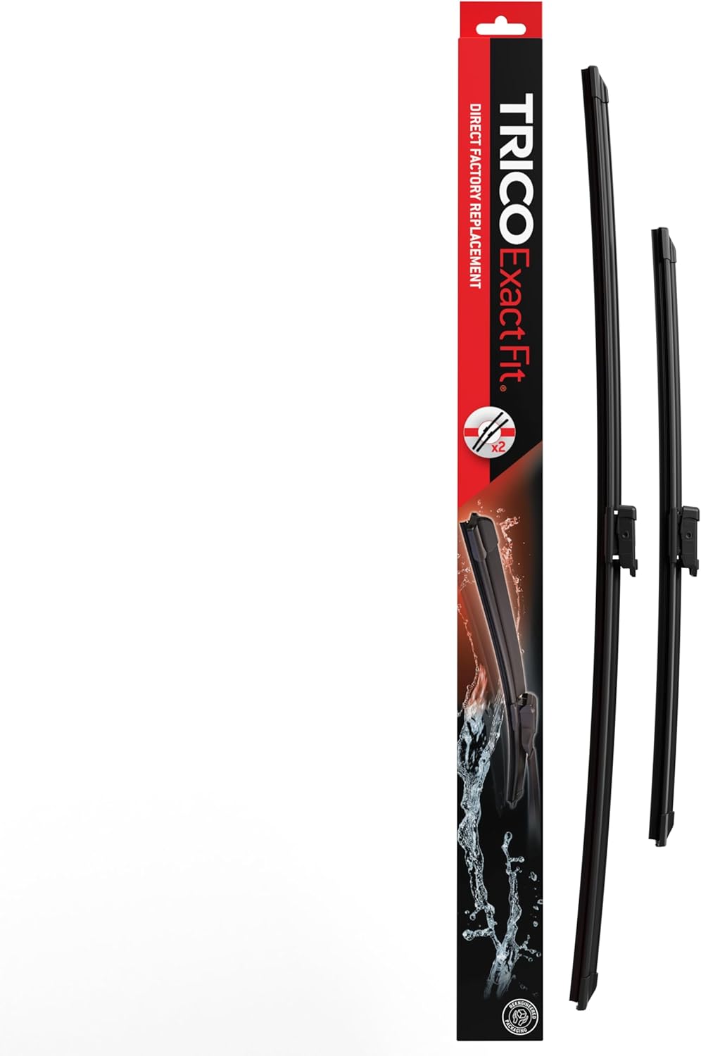 Exact Fit Essuie-glaces- Longueur:650/480MM - 1 Paire de Balais Avant Citroën: Jumpy III, Nemo, Spacetourer- Fiat: Fiorino,Qubo - Opel Vivaro C- Peugeot Expert, Traveller -Toyota Proace