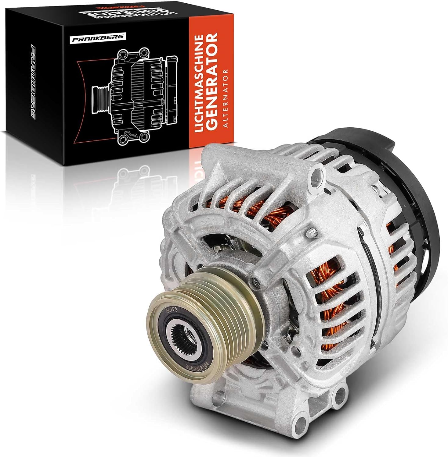 Alternateur 98A compatible avec Clio II BB CB 1.4L 1.6L 1999-2007 M.e.g.a.n.e I BA0/1 1.4L-2.0L 1999-2002 Sandero 1.4L 1.6L 2008-2011 Remplace # 60011 Référence : 54806 - 1 pièce