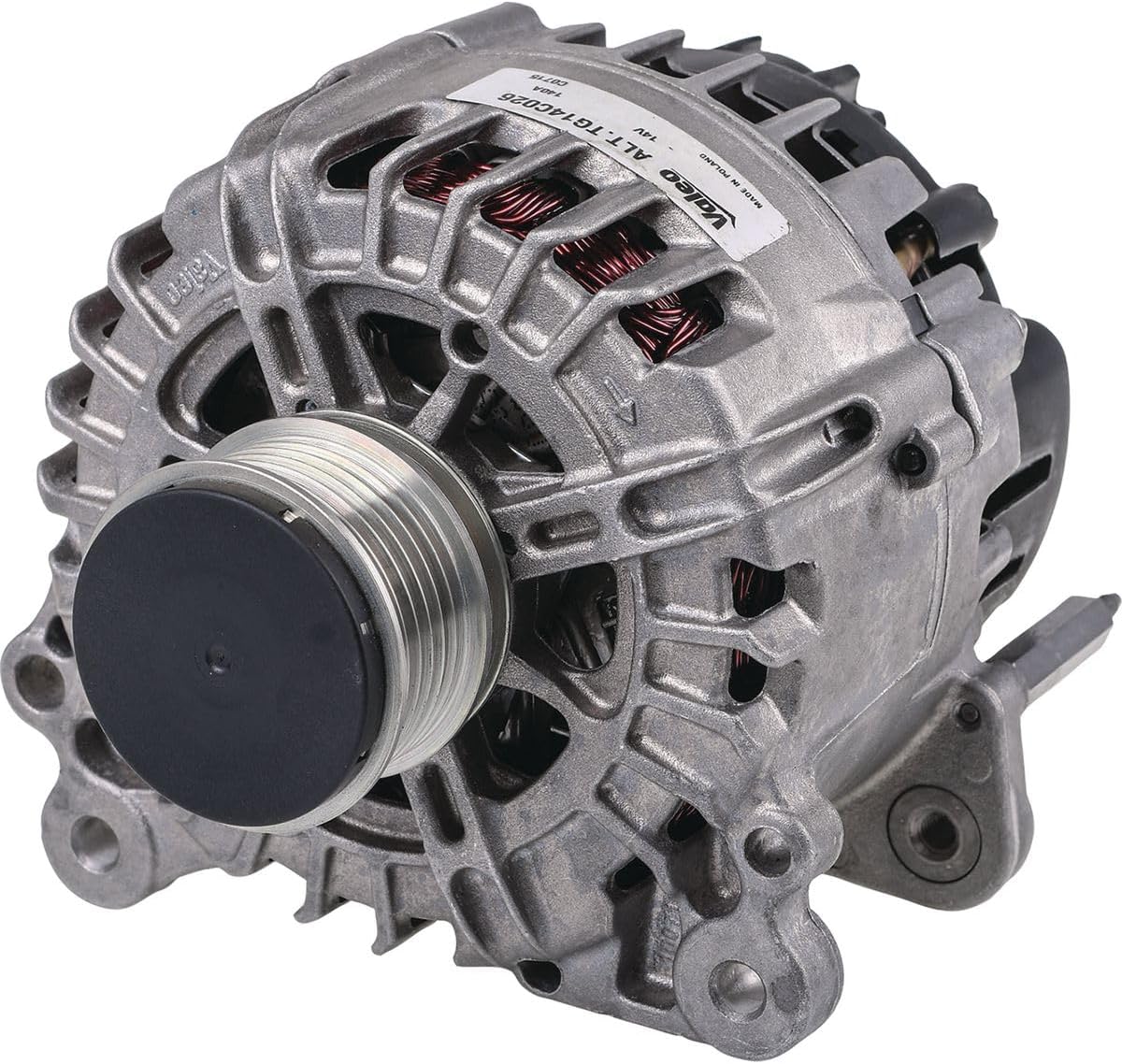 439664-Alternateur-Courant de charge de l'alternateur [Amp] : 150 - Nombre de stries : 6 - Diamètre de la poulie [mm] : 57,2 - Voltage [V] : 14 - Sens de rotation : SENS HORLOGE