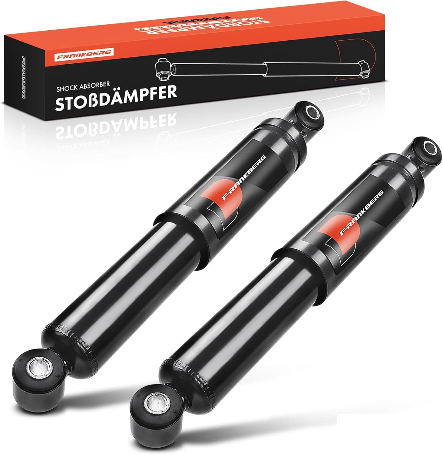 2x Amortisseur à gaz Pression du gaz Essieu Arrière Compatibles avec Kubistar X80 2003-2007 Kangoo KC0/1 1997-2021 Kangoo Express FC0/1 1997-2020