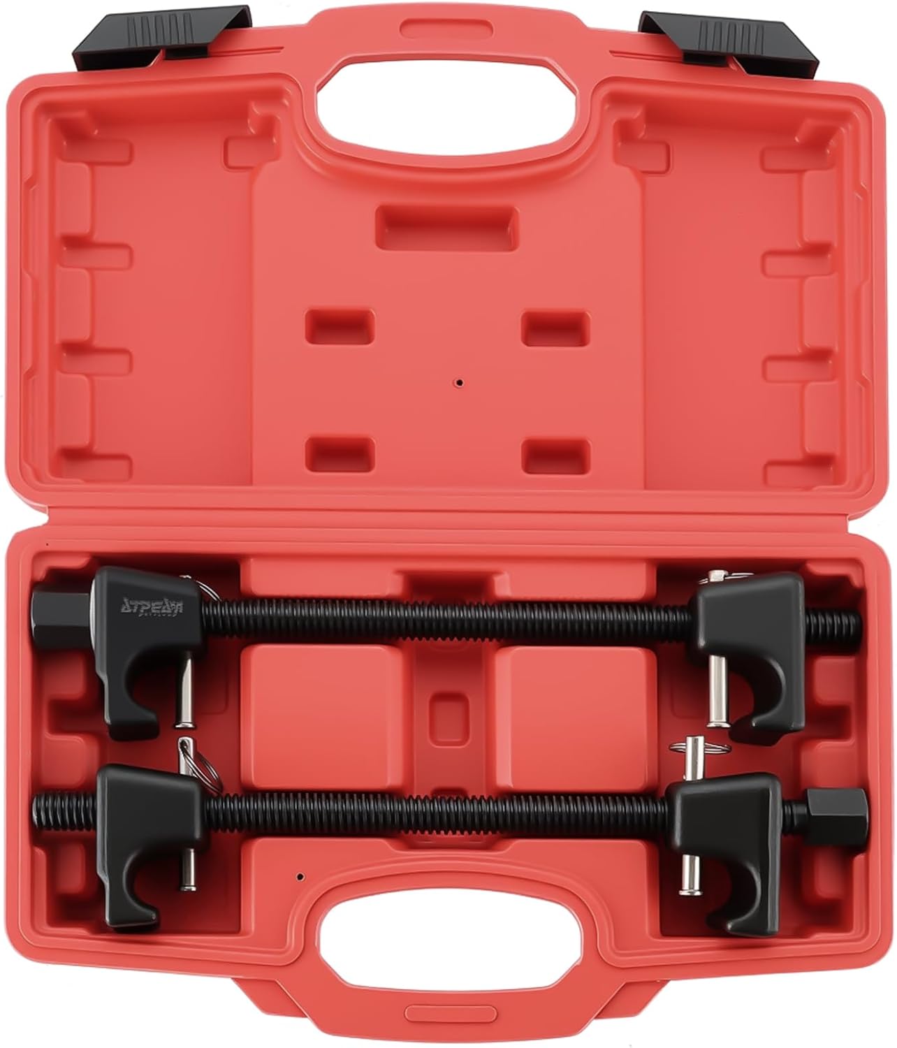 ATPEAM Compresseur de Ressort Amortisseur 2 Pièces 300mm, Outil Compresseur Ressort Amortisseur avec Coffret Rouge pour Suspension de Voiture