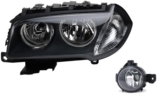 Johns, Phare halogène avant compatible avec BMW X3 E83 09/06- H7 H7 gauche + antibrouillard.