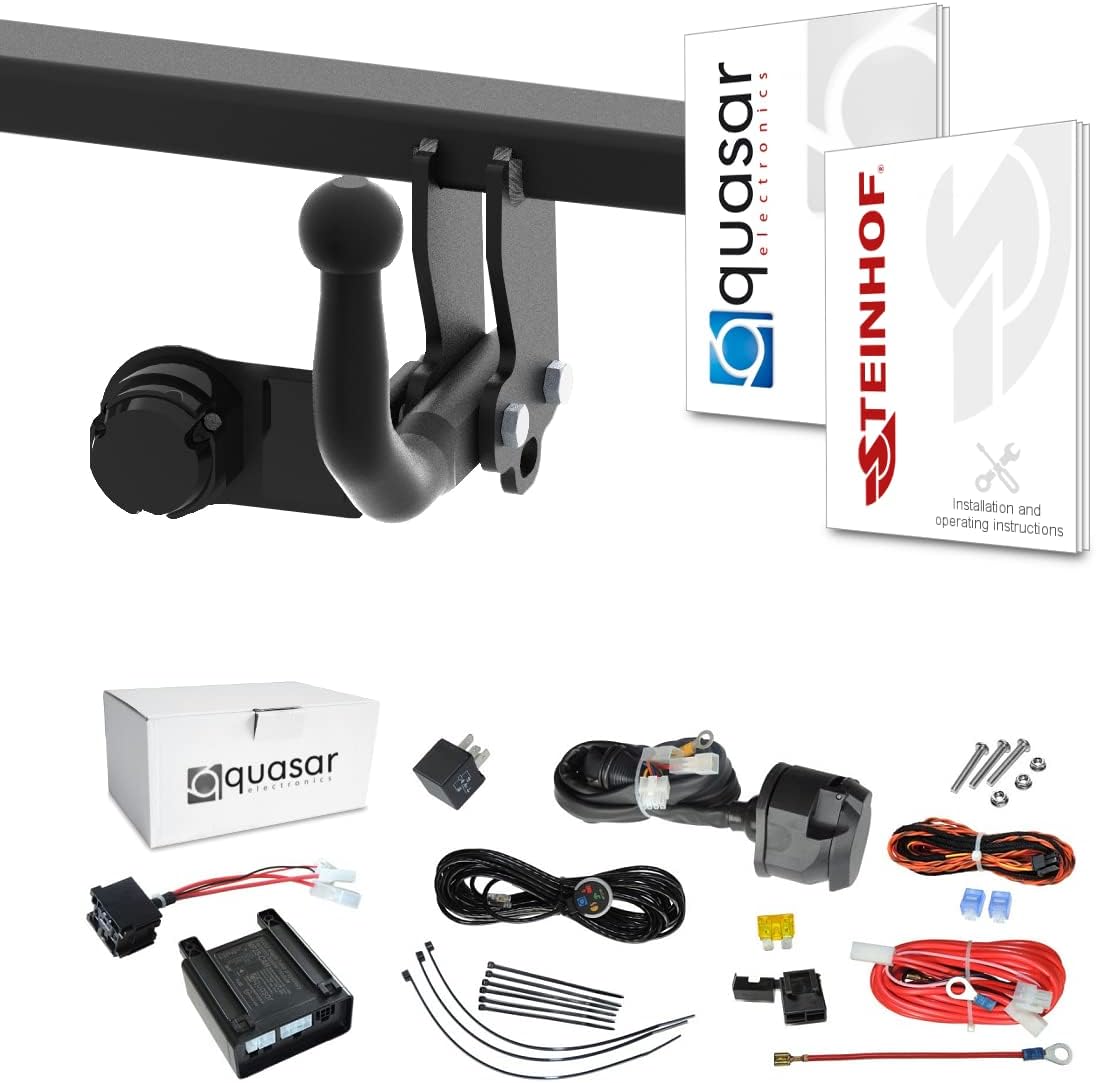 STEINHOF Nouveau attelage Rigide Fixe Compatible avec Opel Insignia I A Sports Tourer/Break 09-17 avec spécifique Faisceau électrique 13-Broches