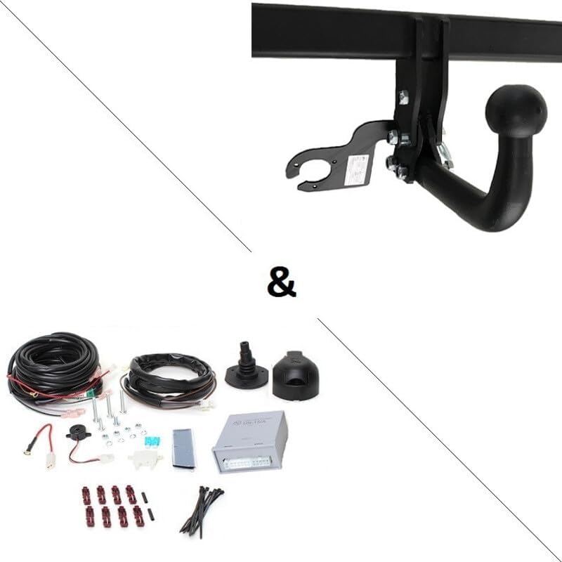 Attelage Compatible avec Opel Vivaro L1/L2 (03/19-) Col de Cygne + Faisceau Universel 7 Broches + boitier électronique - France Attelage