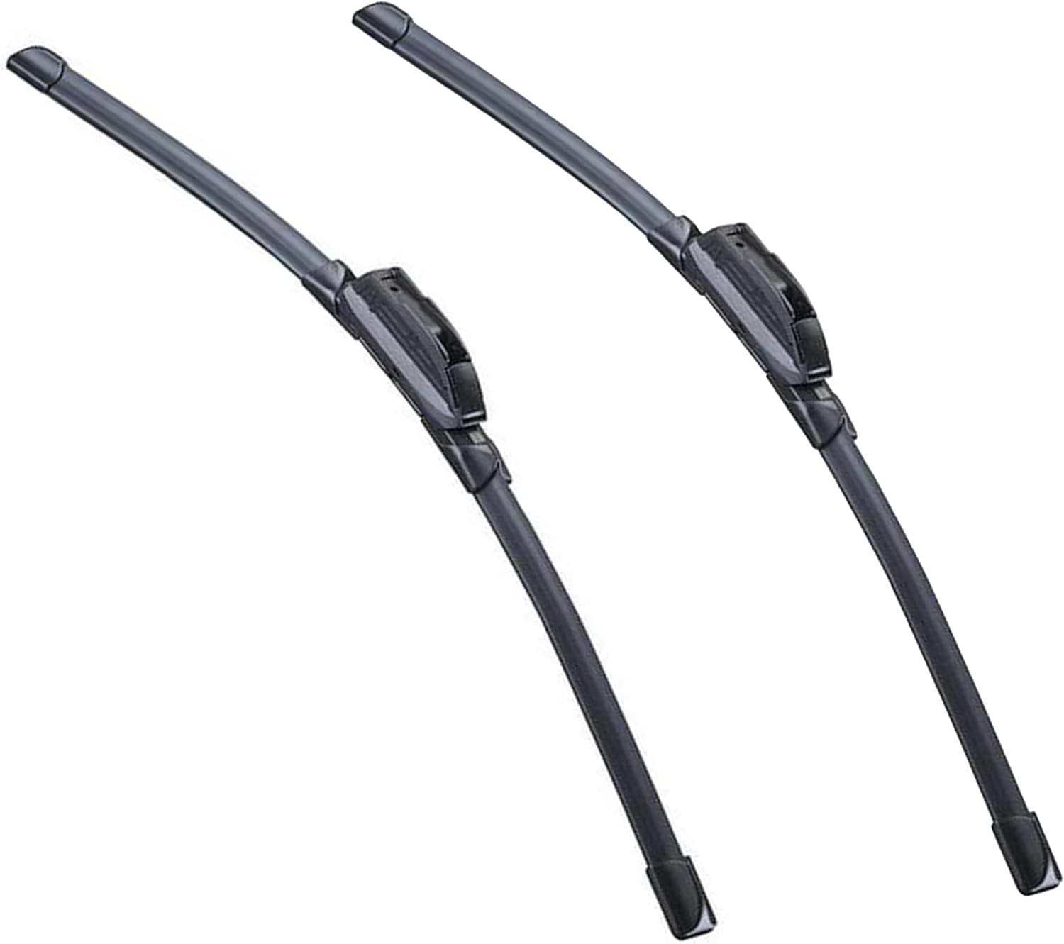 2 pièces balais d’essuie-glace, longueur 750mm / 750mm, modèle tout caoutchouc S985, universel pour pare-brise avant