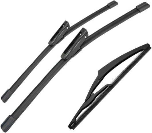 Balai d'essuie glace Pour C4 Cactus 2014 2015 2016 2017 2018 2019 2020 26 "+ 18" + 10 "3 Pièces Essuie-glace Avant Arrière Pare-brise Accessoires De Fenêtre Essuie-Glaces