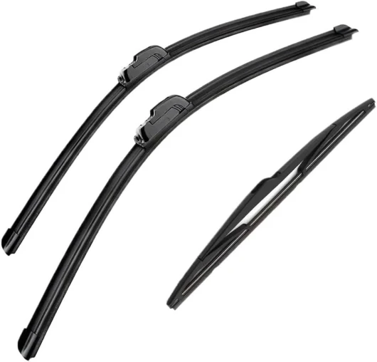 Balai D'essuie Glace Pour Peugeot Pour 206 SW 2002 2003 2004 2005 2006 26 "+ 16" + 14 "3 Pièces Essuie-glace Avant Arrière Pare-brise Accessoires De Fenêtre