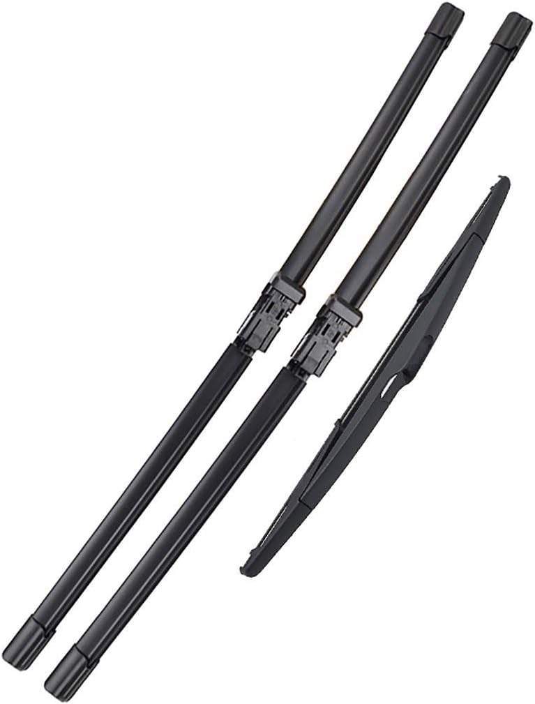 Balai D'Essuie Pour Peugeot 2008 A94 2013 2014 2015 2016 2017 2018 Ensemble D'essuie-glace Avant Et Arrière, Brosses De Pare-brise Et Fenêtre 26"+16"+12" Essuie-glaces Voiture