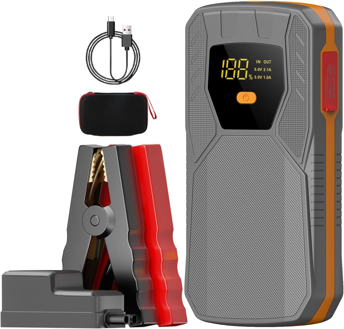 Eigotrav Booster Batterie Voiture 6000A Essence 7.5L Diesel 6L Température de décharge -20 ℃ à 70 ℃ PD-J210