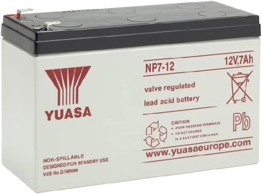 NP7-12 AGM S65 - 12V 7.0Ah - Acide de plomb scellée batterie rechargeable