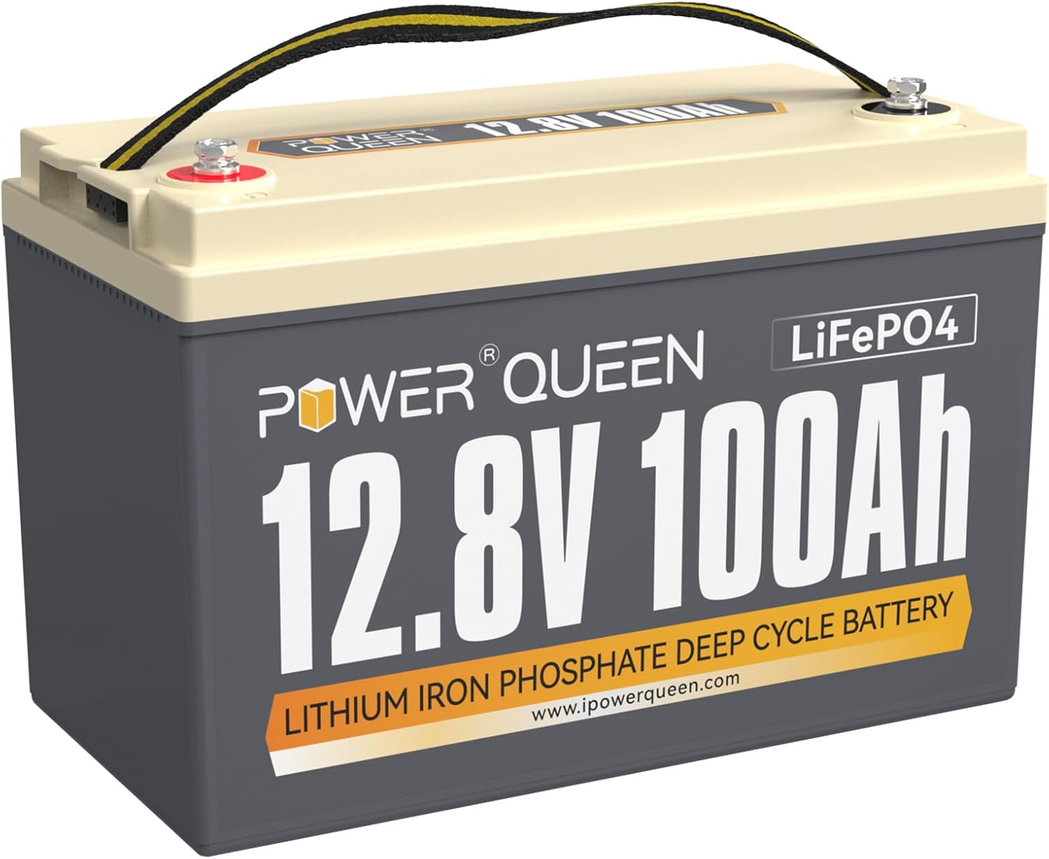 Batterie Lithium 12V 100Ah, Batterie LiFePO4 Rechargeable avec BMS 100A, 4000+ Cycles, Pour Camping Car, Système Off-Grid, Bateau, Caravane, Solaire