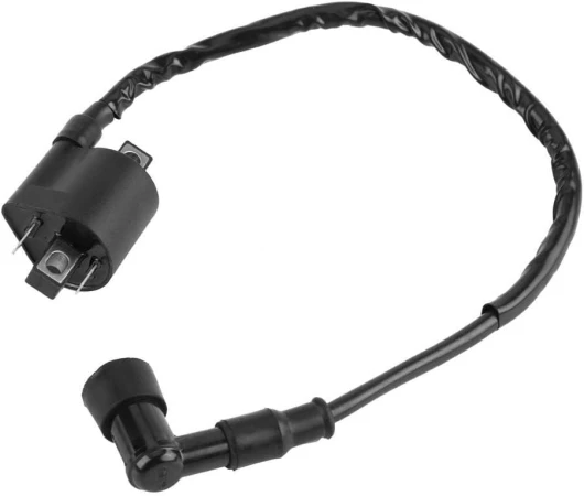 Yctze Bobine dallumage de moto, bobine dallumage à 2 broches pour CBF125 CBR125 CR125 CR250 CRF450 CR500 TRX650 TRX700pourpeugeot tweet 125 ignition coil,ignition coil spark plug 125,12v ignition coil