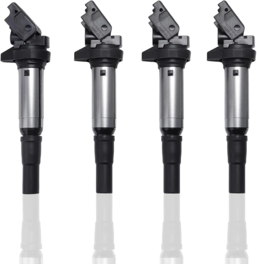 4x Bobine d'allumage Convient pour BMW Série 1 Série 3 Convient pour Mini, Compatible avec Citroën pour Peugeot 2008 5008 207 208 308 508 Bobine d'allumage de remplacement #12137575010 19005293