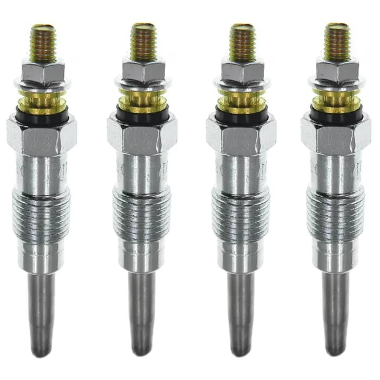 Twowinds - Bougie de Préchauffage Compatible avec BMW E30 E30 E28, Citroen Berlingo C15 C25 CX Xsara, Peugeot 205 306 406-0250201039 - Chauffage - Bougie D'allumage (4 pièces)