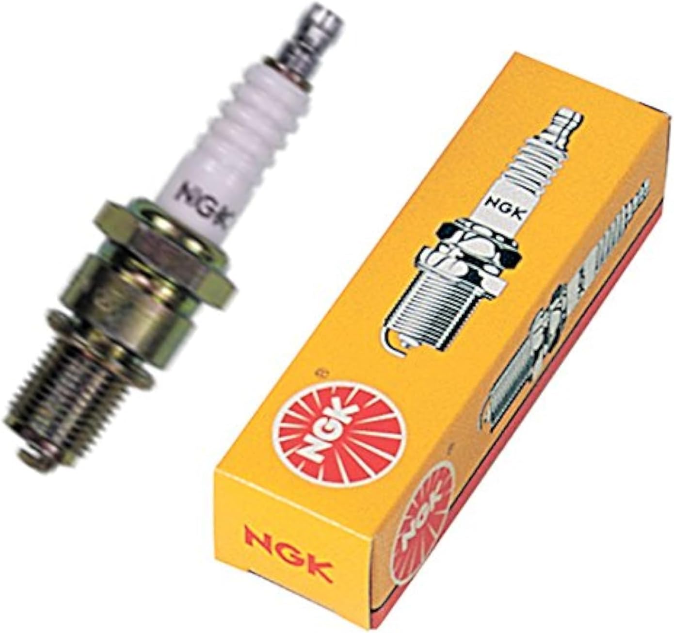 NGK - Bougie D'Allumage NGK BP6ES - Durable & Fiable - Pièce De Rechange Haute Qualité - Equivalent CHAMPION N9YC, TASHIMA 2209877, NIPPONDENSO W17EWU, Noir 11082