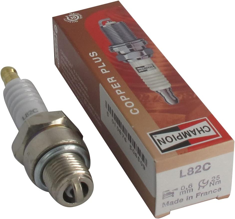 CHAMPION - Bougie D'Allumage CHAMPION L82C - Durable & Fiable - Haute Qualité - Equivalent NGK B6HS, NGB6HS, NIPPONDENSO W22FSU