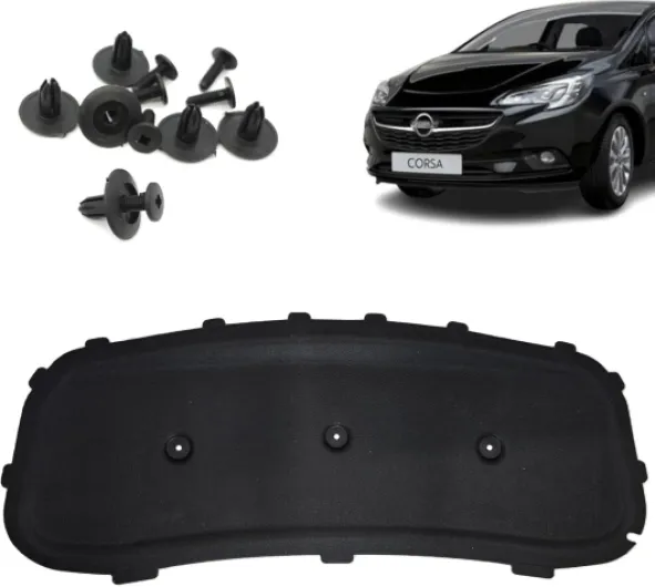JPYDFI Capot Avant Moteur Coton pour Opel Corsa E 2014-2019, Anti-Chaleur et Insulation Phonique Natté Insonorisante Moteur Insonorisé Couverture