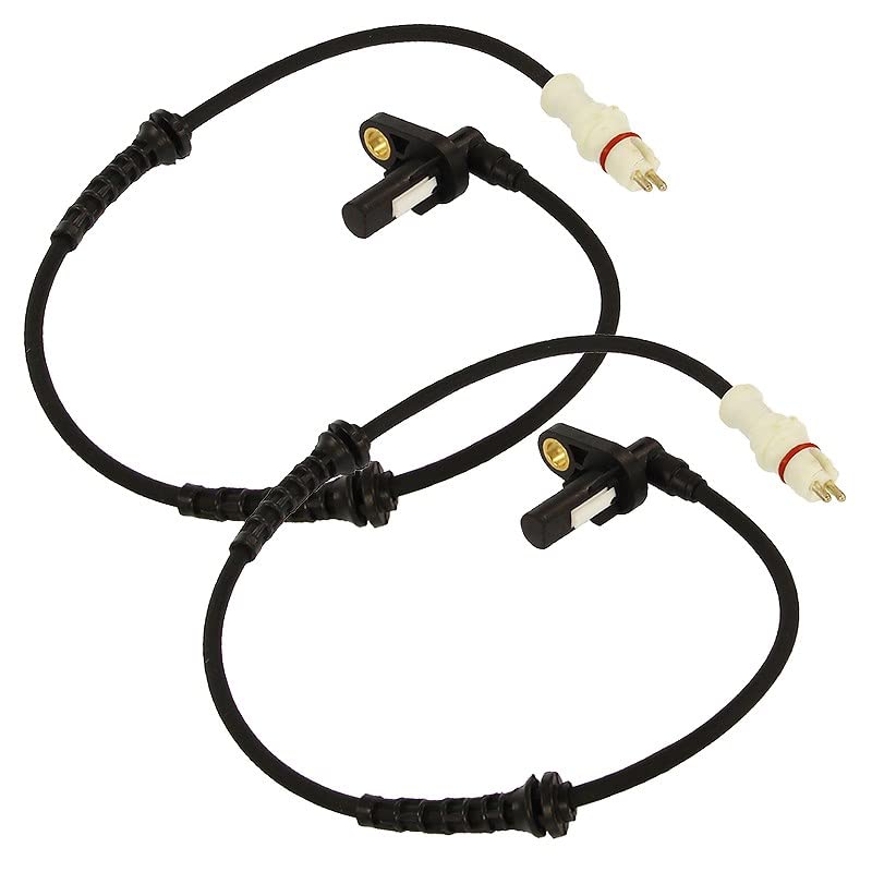 ATEC Germany 2x Capteur ABS pont avant gauche droite Compatible avec RENAULT CLIO, KANGOO, SCÉNIC 1 grande berline (JA0/1 , FA0 ), THALIA 1 (LB ), THALIA 2 (LU ), TWINGO 1 (C06 )