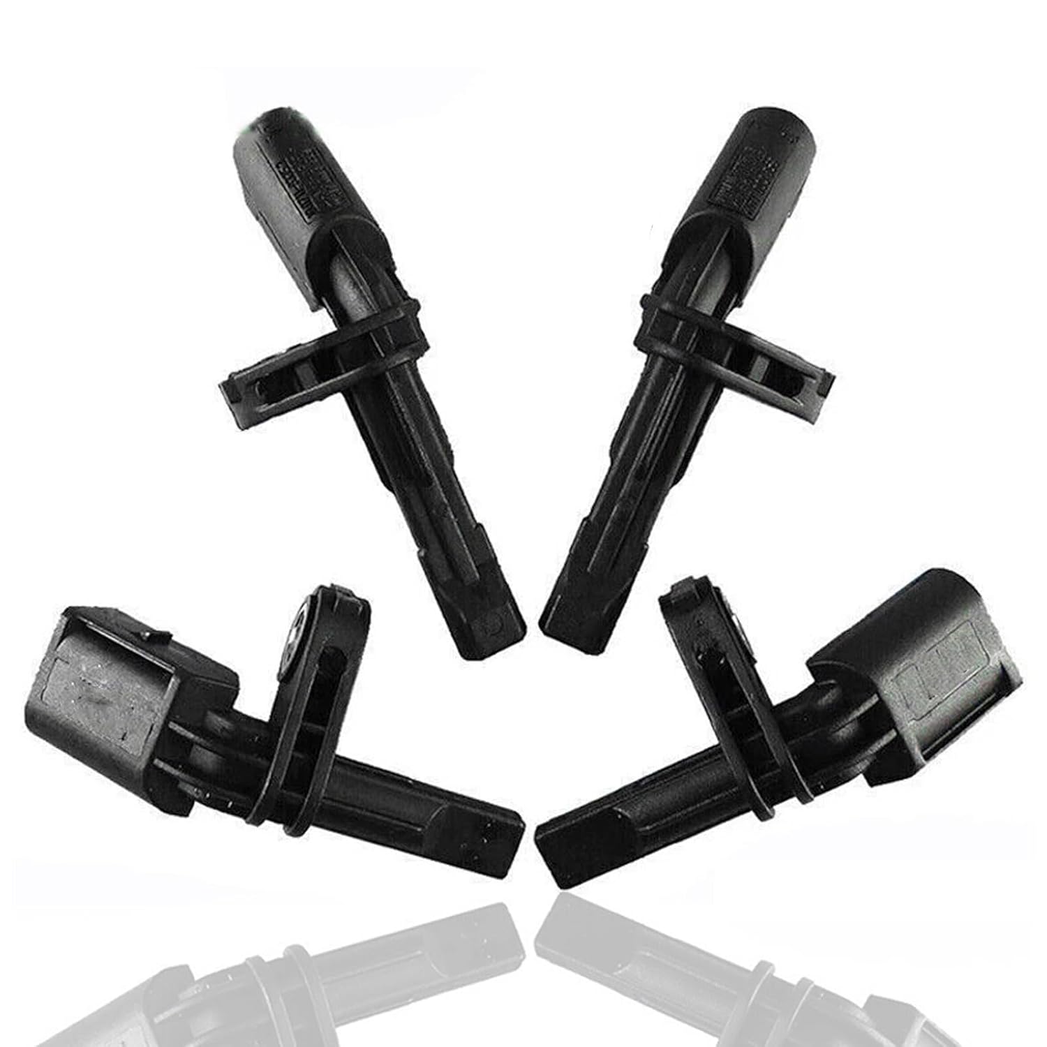 Lot de 4 capteurs de vitesse ABS avant arrière gauche et droite pour VW Beetle Jetta Golf 5 6 Passat Audi A3 Q3 TT Seat Altea Leon Skoda Remplace WHT003856/57/58/59
