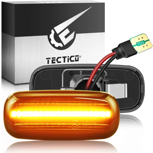 LED Indicateur latéral Clignotant Feu de côté dynamique Compatible avec Audi A3 S3 8L 2000-2003, A8 D2 1999-2002, TT 8N 2000-2006, 2 pièces