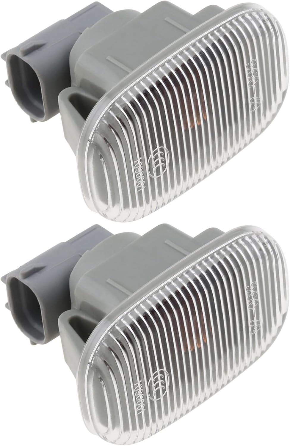 Lot de 2 Clignotants Latéraux D'aile Avant Compatible avec Toyota Corolla AVENSIS MR2 OE 81730-02022 81730-02023 81730-20220 56,1 X 35,8 X 46,4 Mm.