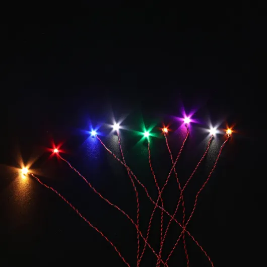 BrickBling Lot de 2 lampes LED clignotantes colorées (30 cm) pour éclairage DIY/MOC - Compatible avec les briques Lego et autres marques majeures Lot de 2 lampes LED clignotantes colorées (2 x 30 cm)
