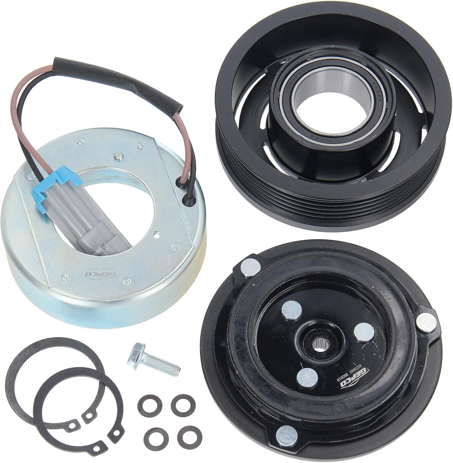 Embrayage magnétique compresseur de climatisation pour Opel Astra H Zafira B