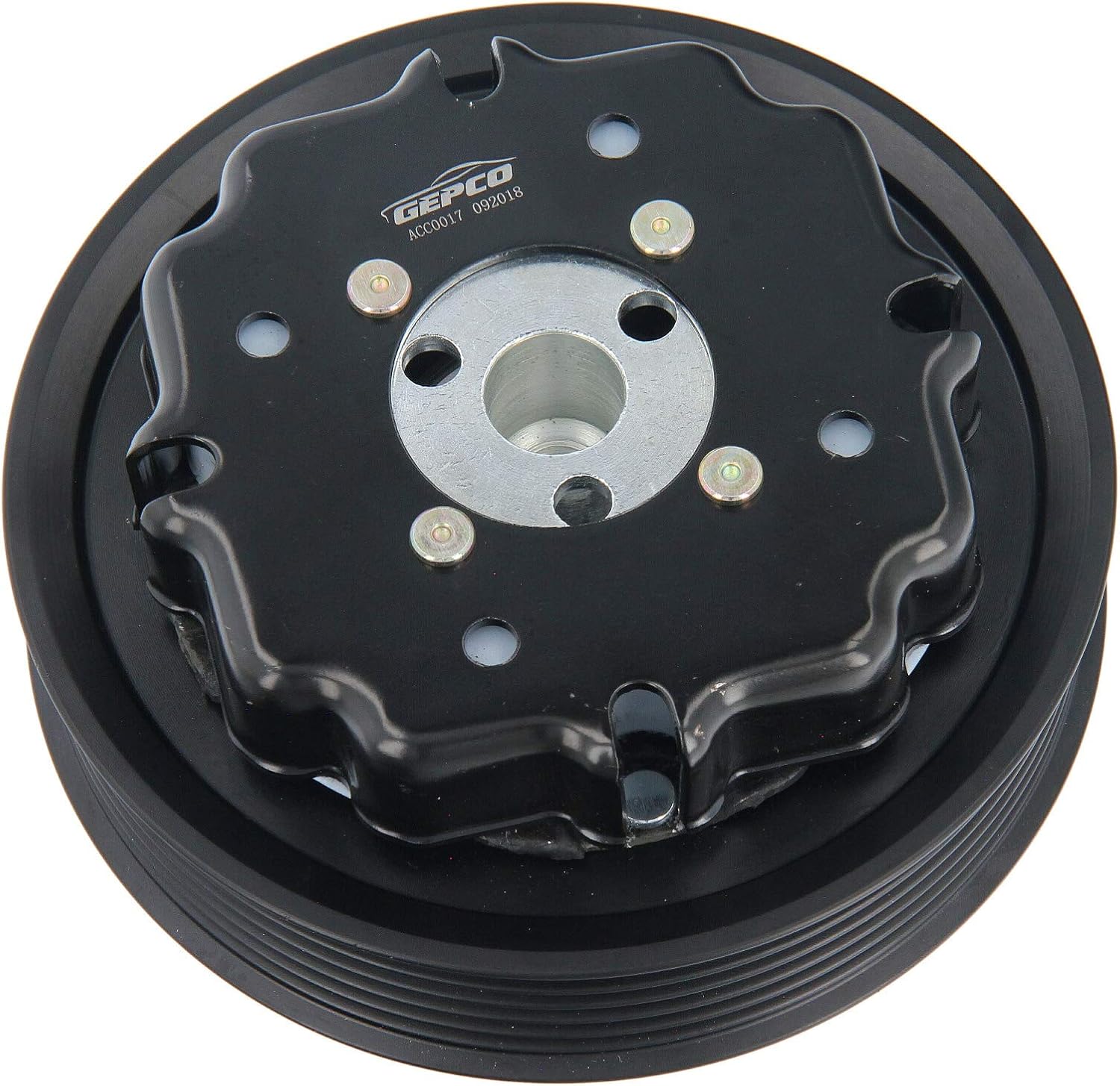 GEPCO Compresseur de climatisation - Embrayage magnétique - Poulie compatible avec Fiat Grande Punto Opel Corsa D S07 Alfa Romeo Mito 955