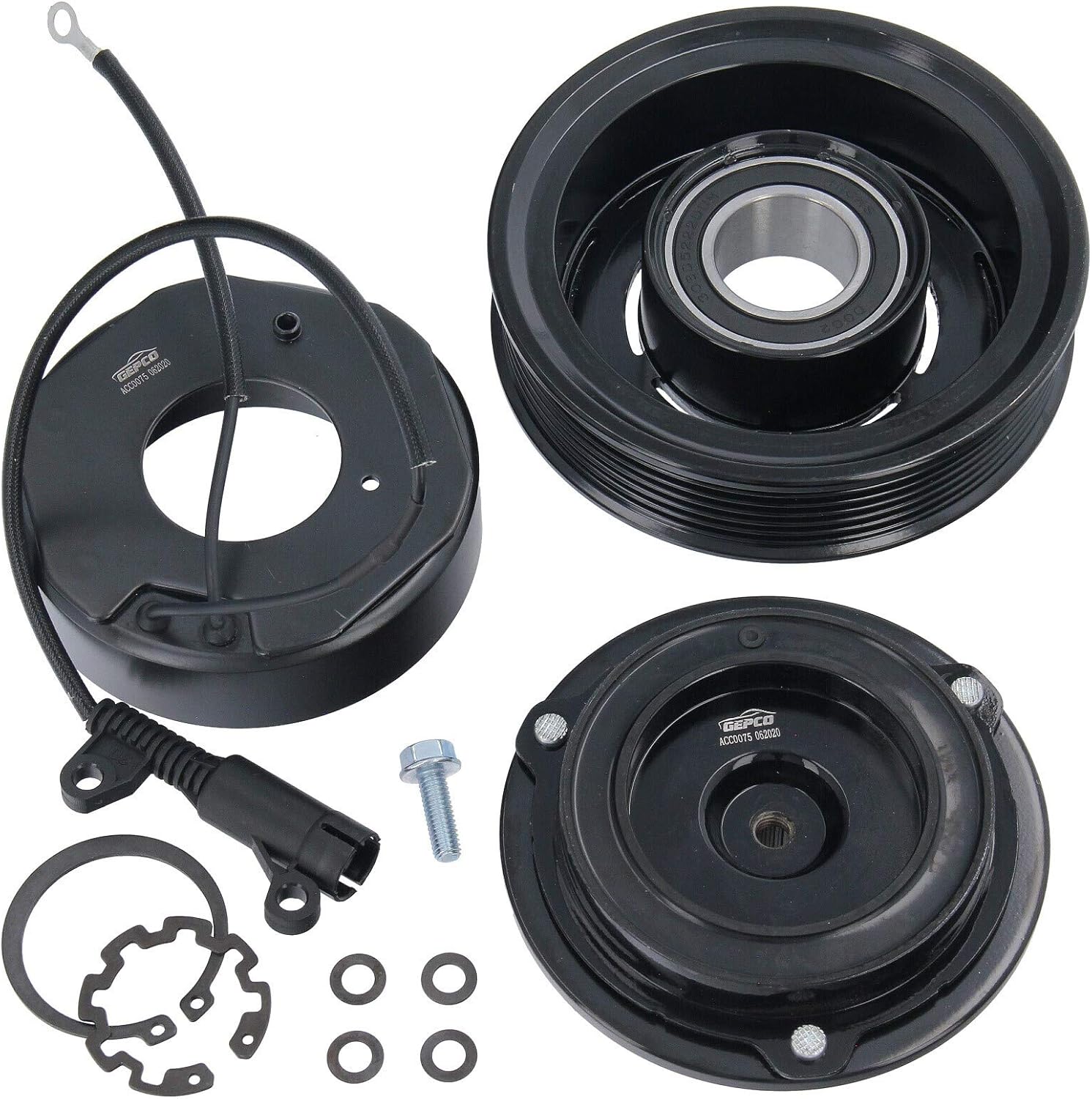 Compresseur de climatisation - Embrayage magnétique - Poulie pour Mercedes-Benz Classe E G T1 Bus