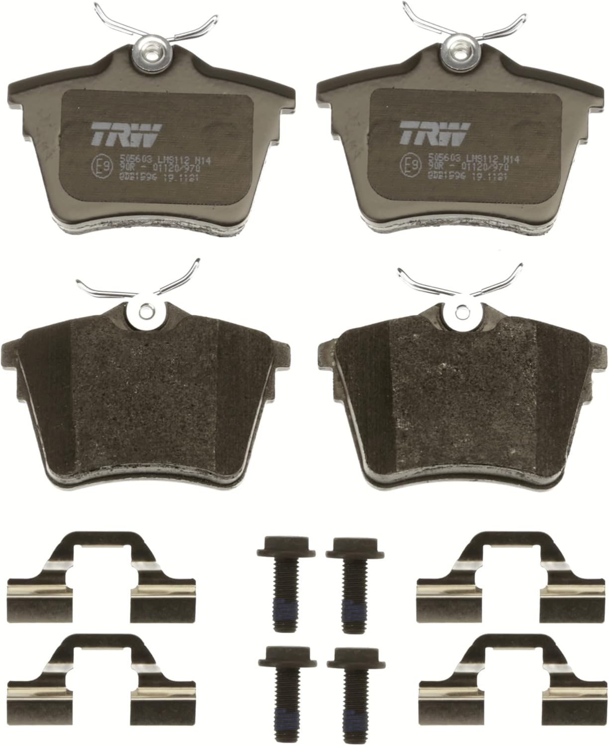 GDB1596 Kit De Plaquettes De Frein Frein à Disque COTEC pour Peugeot 407 (6D ) 2004-2011 Essieu Arrière et autres véhicules