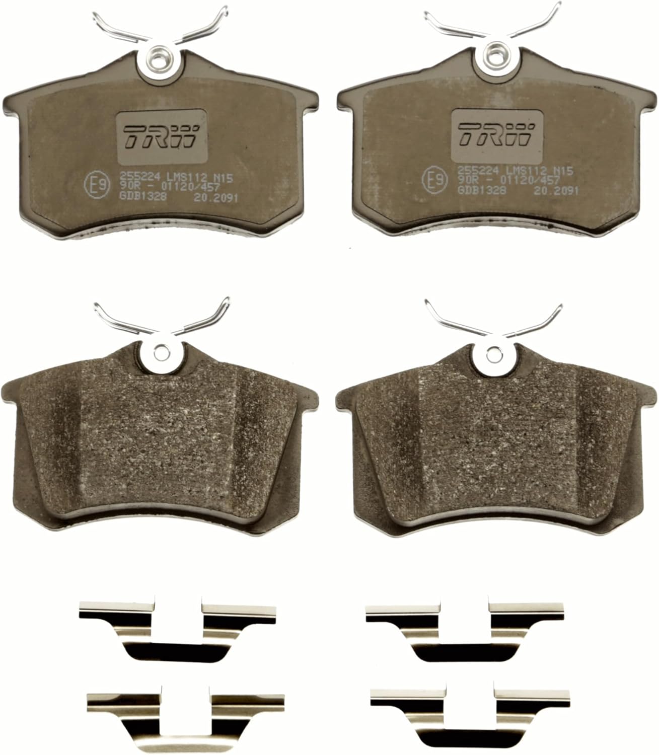 GDB1328 Kit De Plaquettes De Frein Frein à Disque COTEC pour Peugeot 207 (WA , WC ) 2006-2015 Essieu Arrière et autres véhicules