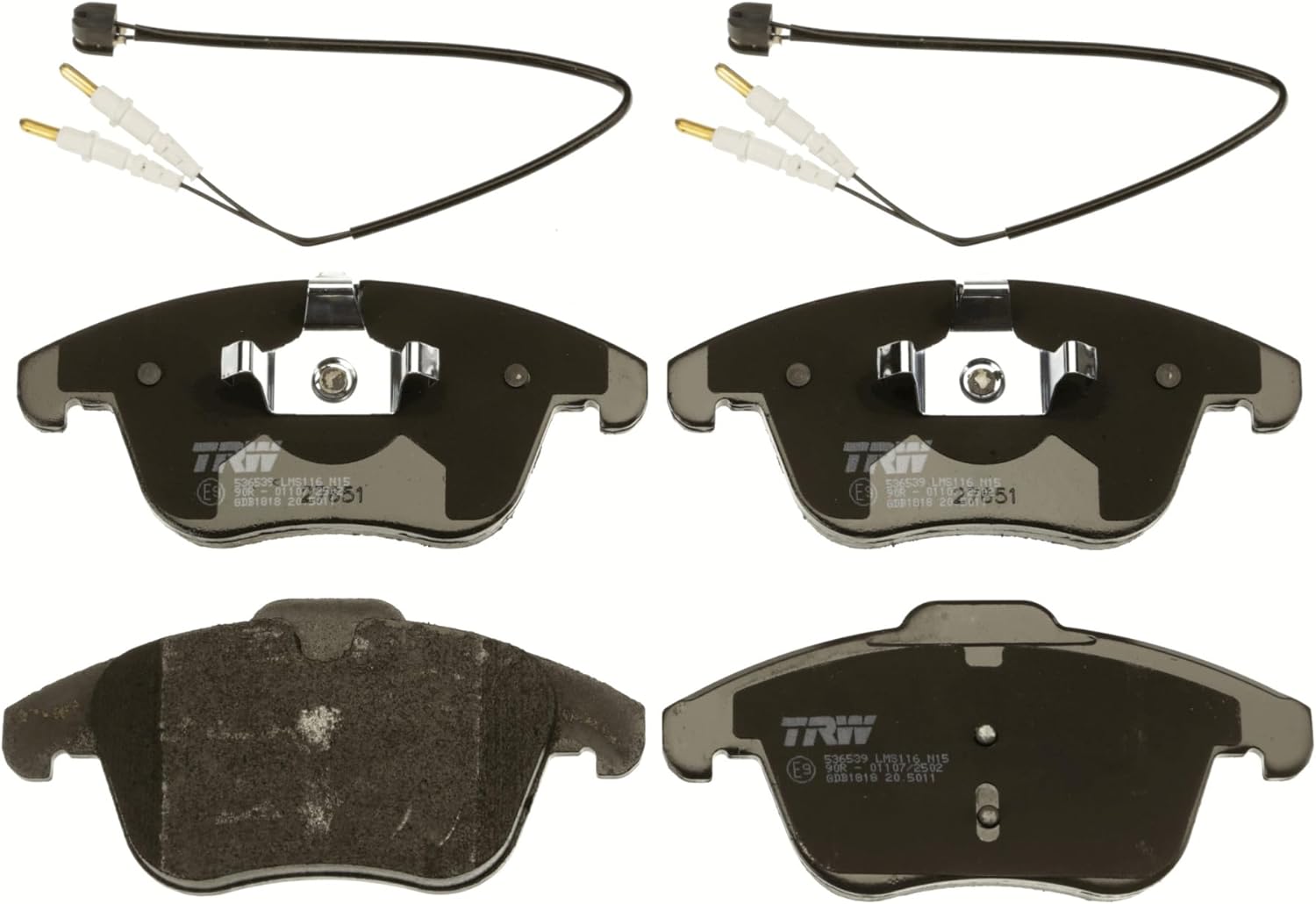 GDB1818 Kit De Plaquettes De Frein Frein à Disque COTEC pour Peugeot 407 (6D ) 2004-2011 Essieu Avant et autres véhicules