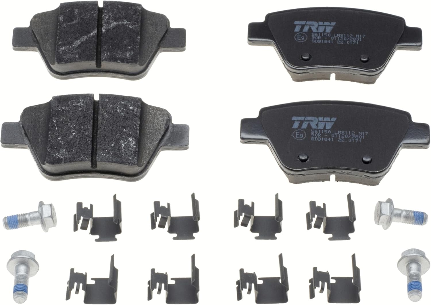 GDB1841 Kit De Plaquettes De Frein Frein à Disque COTEC pour Volkswagen Golf VI (5K1) 2008-2014 Essieu Arrière et autres véhicules