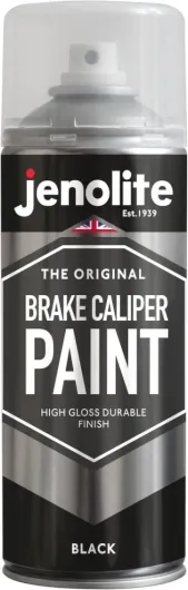 Peinture en Spray pour Étriers de Frein - NOIR - 400ml - Peinture de Restauration pour Freins et Étriers - Finition Durable, Résistante à la Chaleur et à l'Essence 1 NOIR